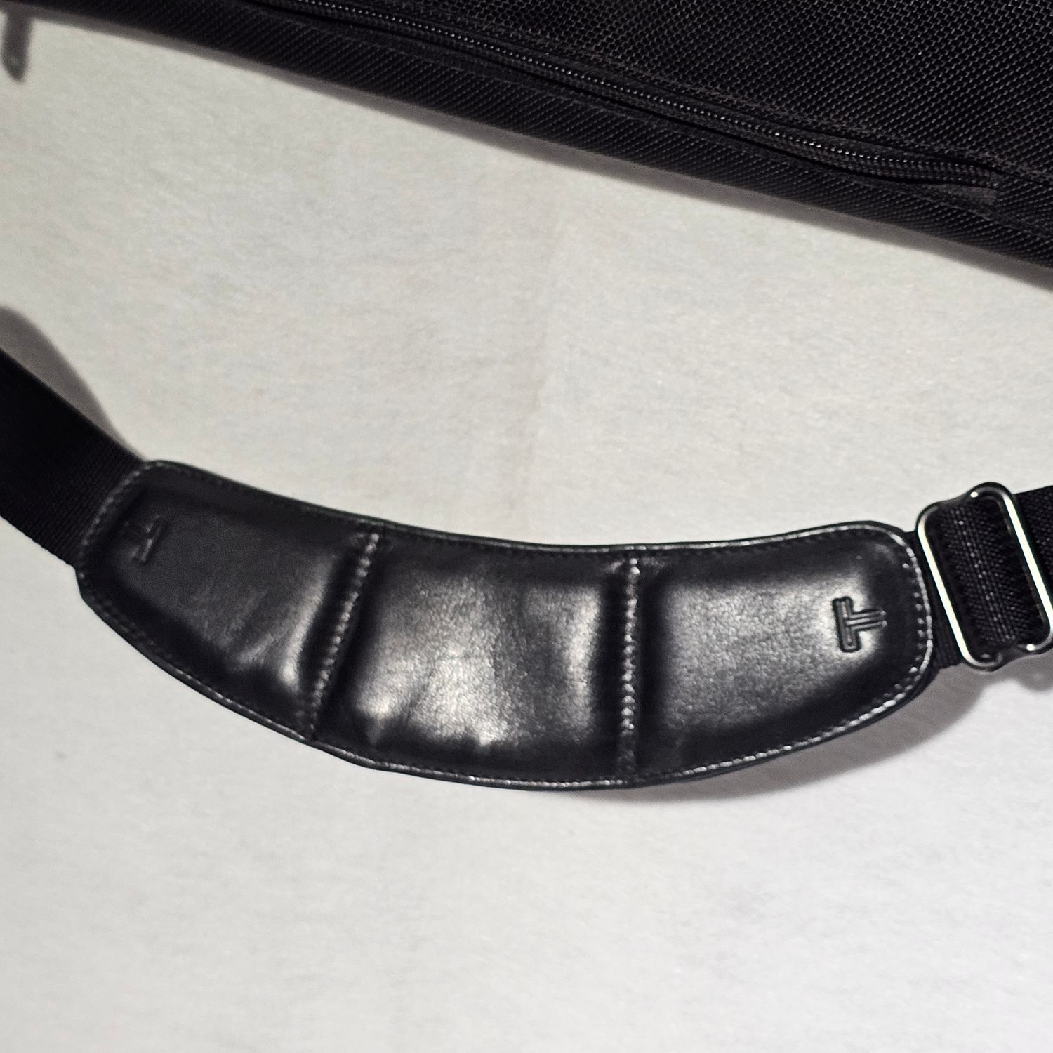 TUMI Alpha Black Nylon Leather Briefcase Laptop Bag 26101D4 - Image 6