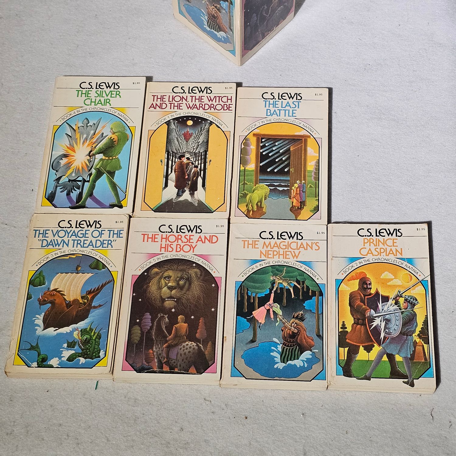 C.S. Lewis The Chronicles of Narnia Complete 7 Book Set Vintage Paperback - Image 6