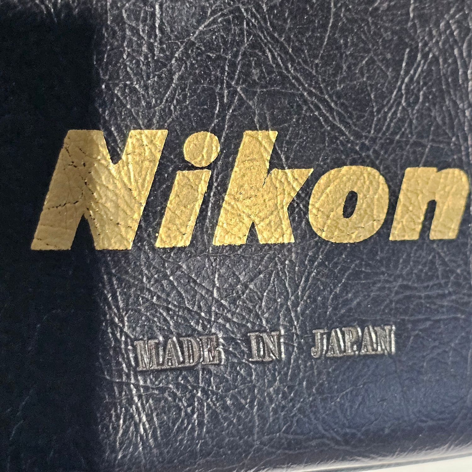 Vintage Nikon Black Leather Camera Shoulder Bag Case Made in Japan - Image 8