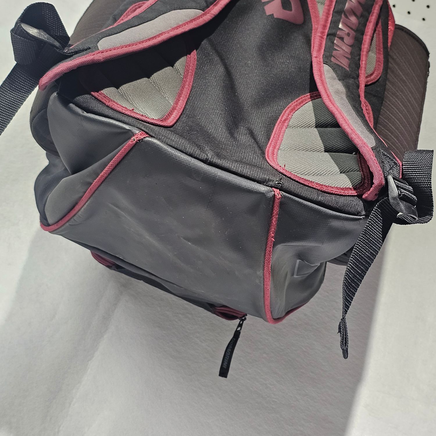 DeMarini Baseball Softball Bat Backpack Bag Maroon Black Large - Image 8