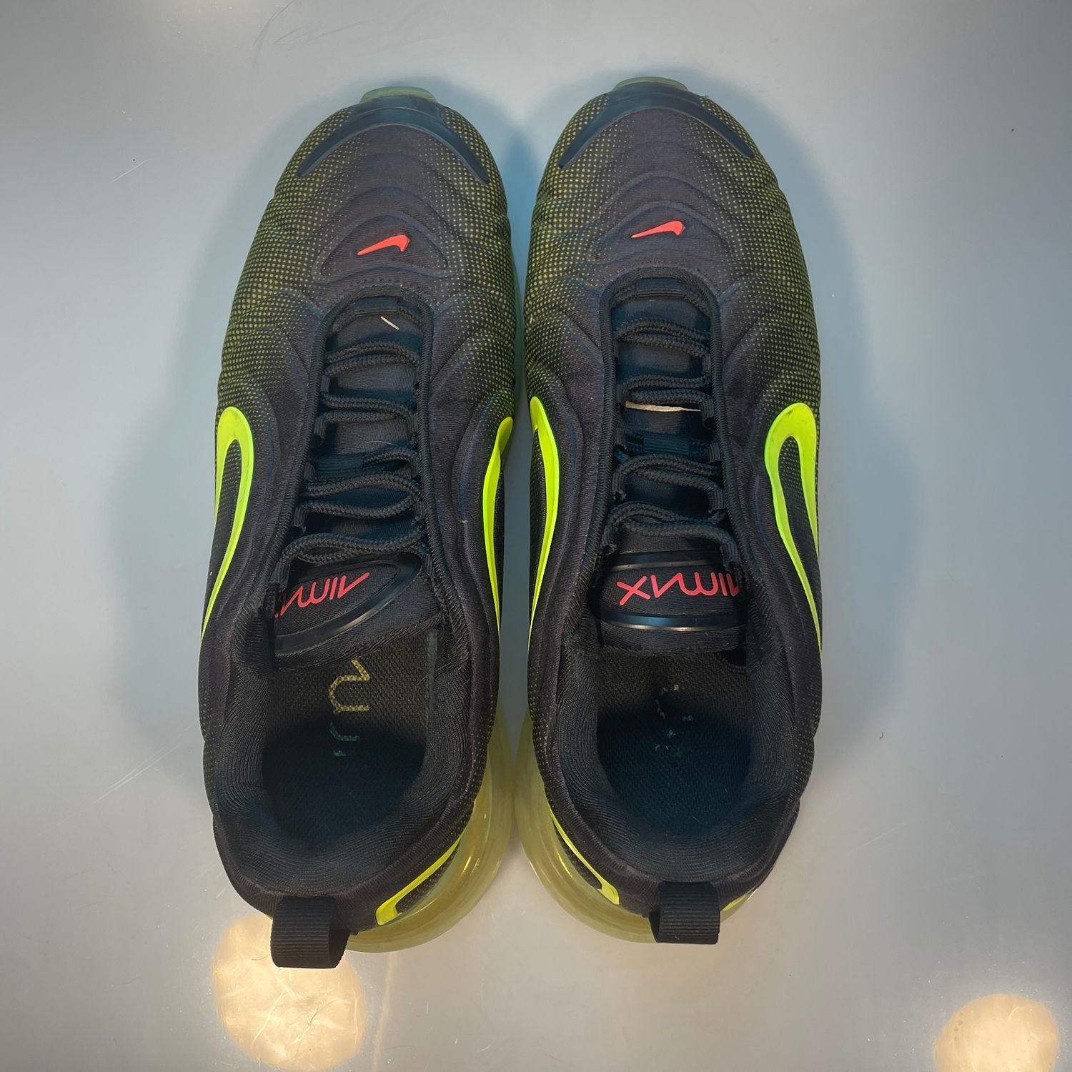 Nike Air Max 720 Black Volt Men's Size 9 Running Shoes AO2924-008 - Image 8