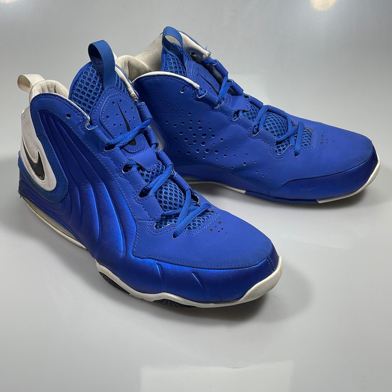 Nike Air Max Wavy Men's Basketball Shoes Royal Blue Black White Size 11.5 - Image 8