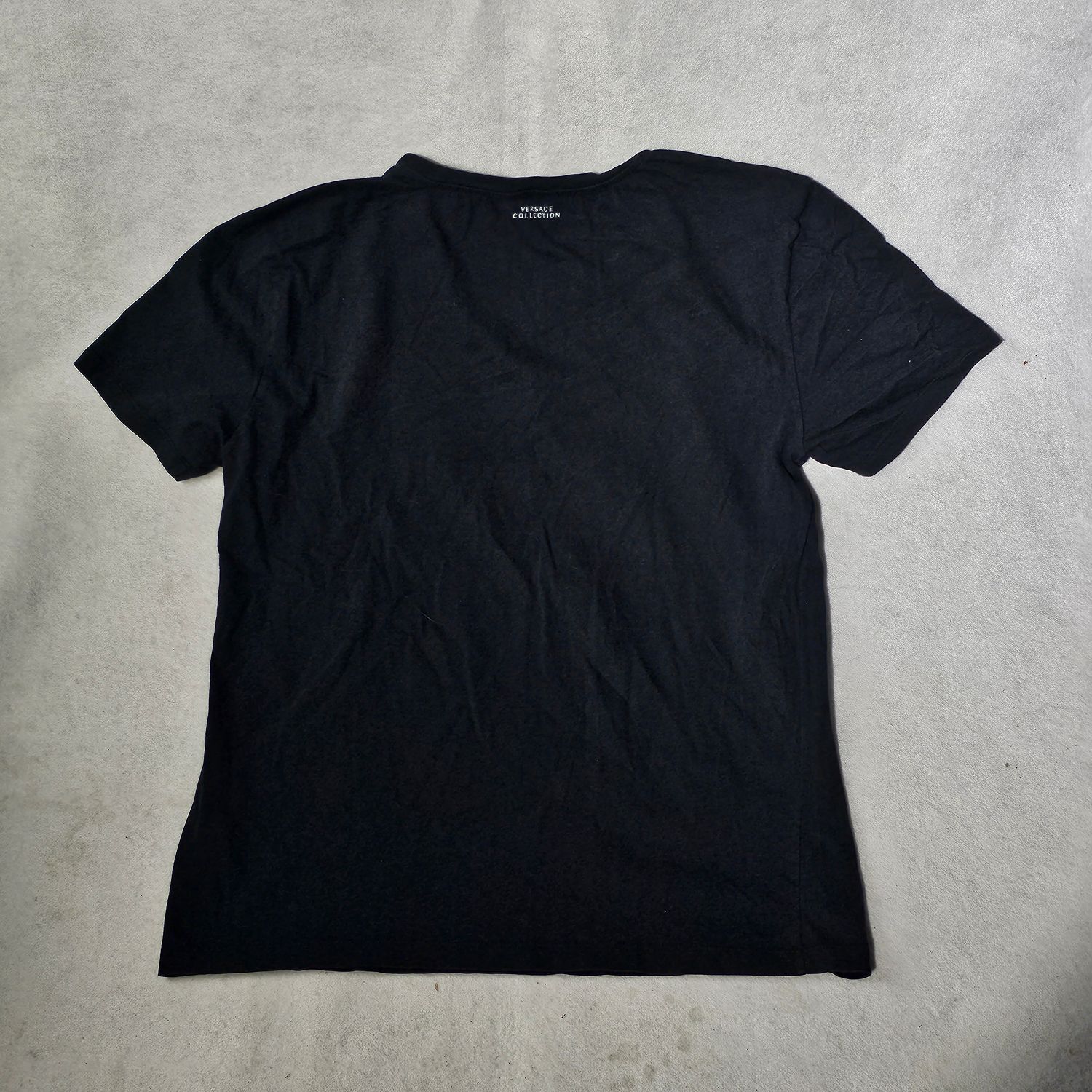 Versace Collection Men's XL Graphic Print Black T-Shirt - Image 9