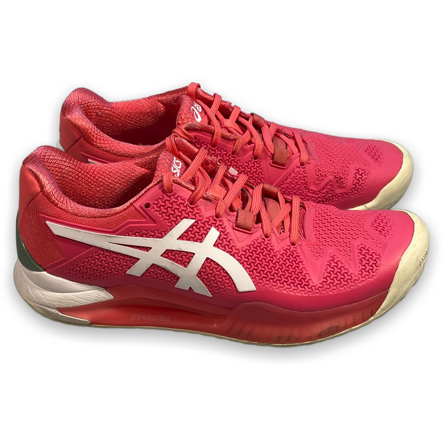 ASICS Gel-Resolution Pink Tennis Shoes Size 8 US Synthetic Upper
