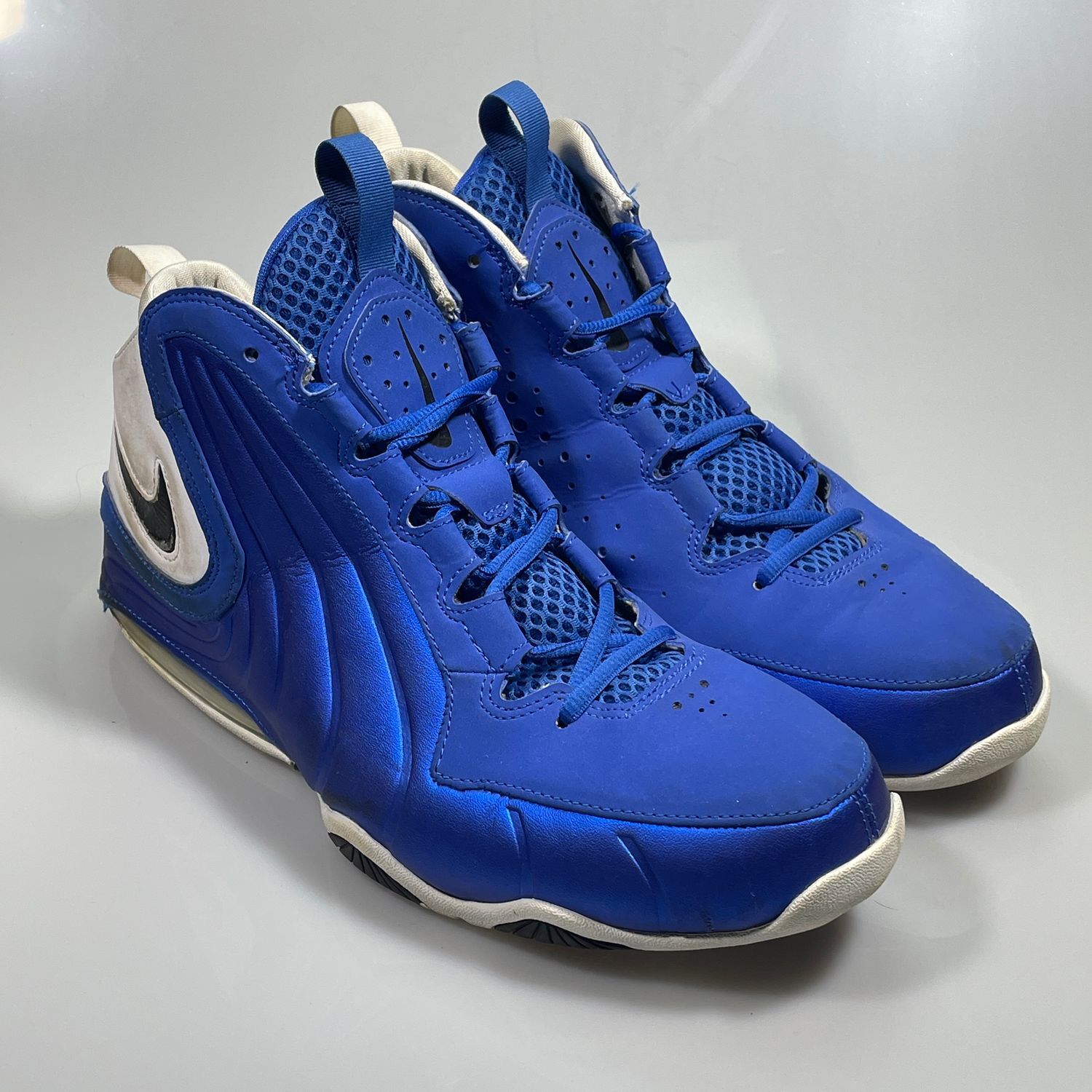 Nike Air Max Wavy Men's Basketball Shoes Royal Blue Black White Size 11.5 - Image 9
