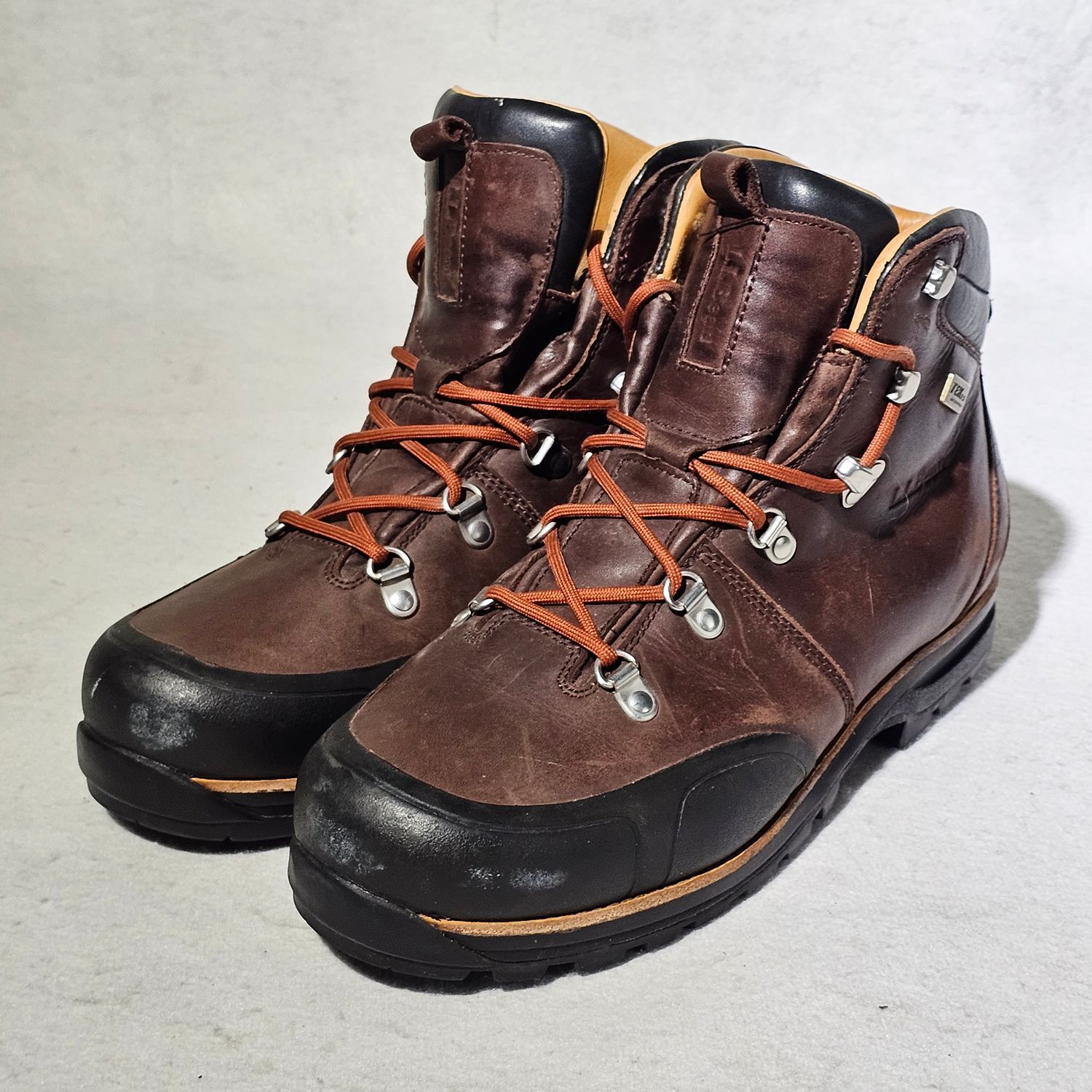 L.L. Bean Katahdin Vibram Hiking Boots Men's 10.5M Brown Leather - Image 15