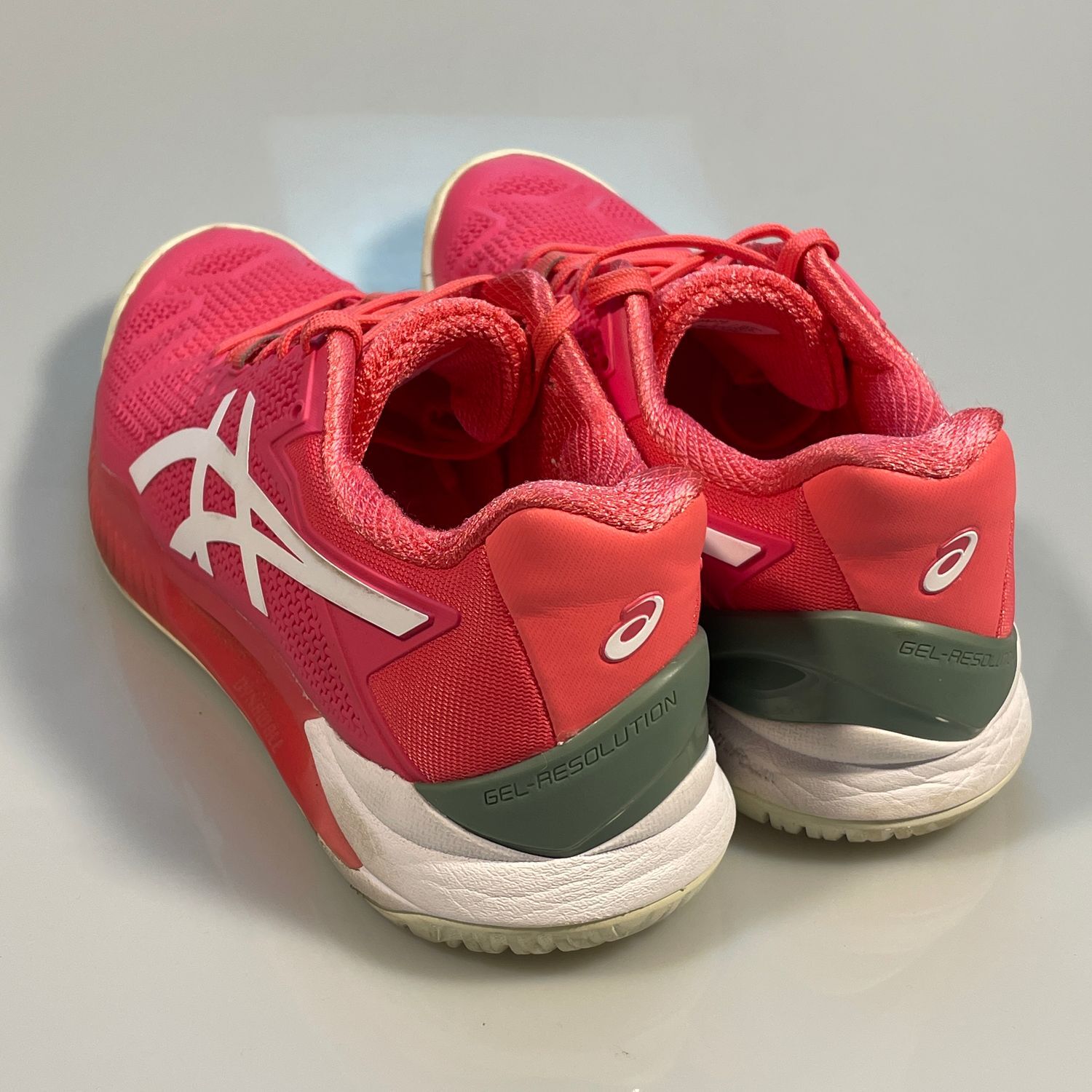 ASICS Gel-Resolution Pink Tennis Shoes Size 8 US Synthetic Upper - Image 7