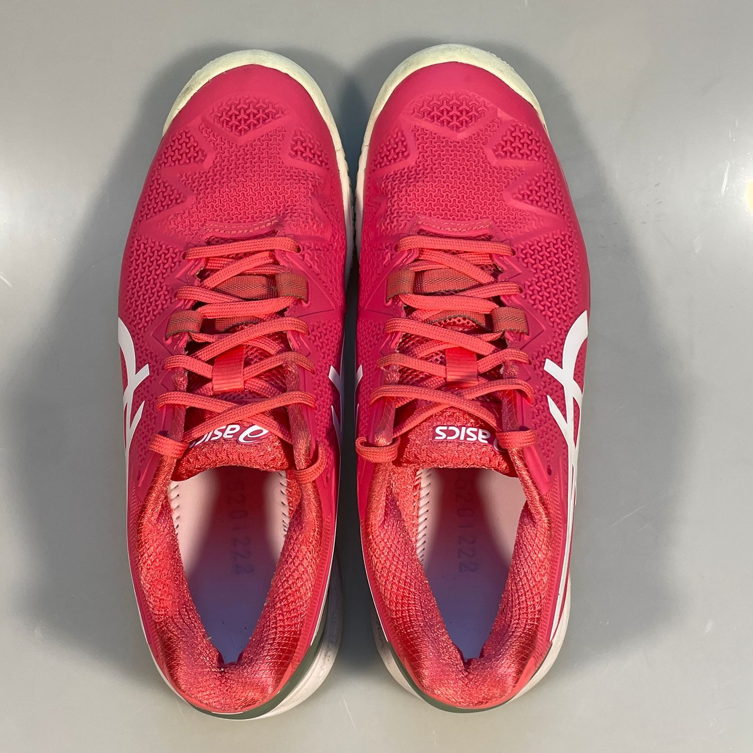 ASICS Gel-Resolution Pink Tennis Shoes Size 8 US Synthetic Upper - Image 8