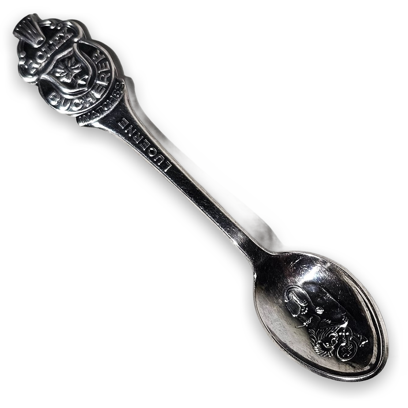 Vintage Rolex Bucherer Lucerne Silver Collectible Souvenir Spoon