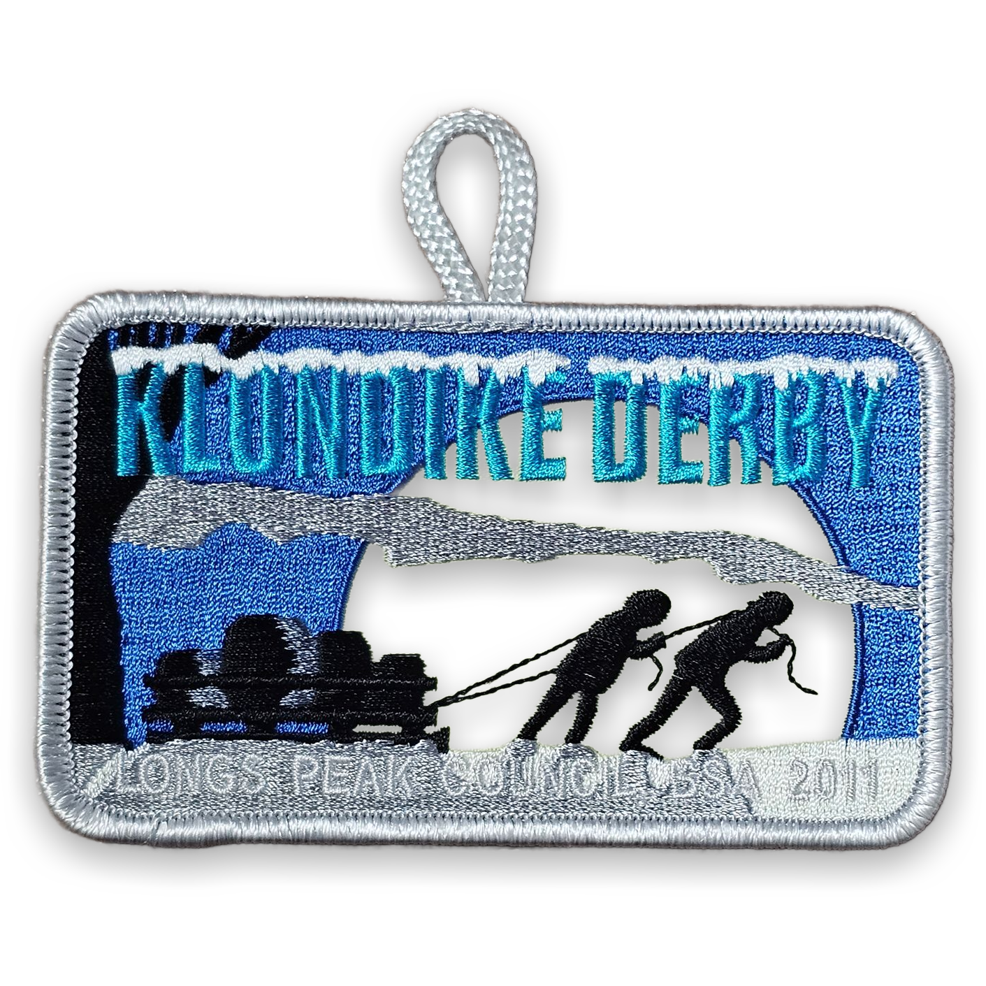 Klondike Derby Longs Peak Council 2011 Embroidered Patch Shelby Patch Co.