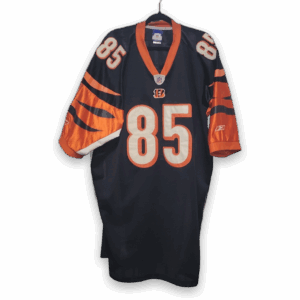 Reebok NFL Chad Johnson #85 Bengals Jersey Size 58 Men's Black