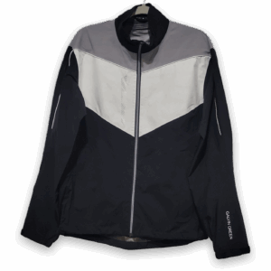 Galvin Green Gore-Tex Paclite Golf Jacket Black Gray M Men's