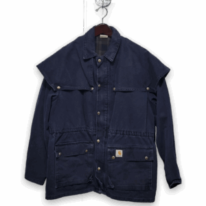 Carhartt Navy Field Coat Jacket Men's Large CW083 Canvas Workwear