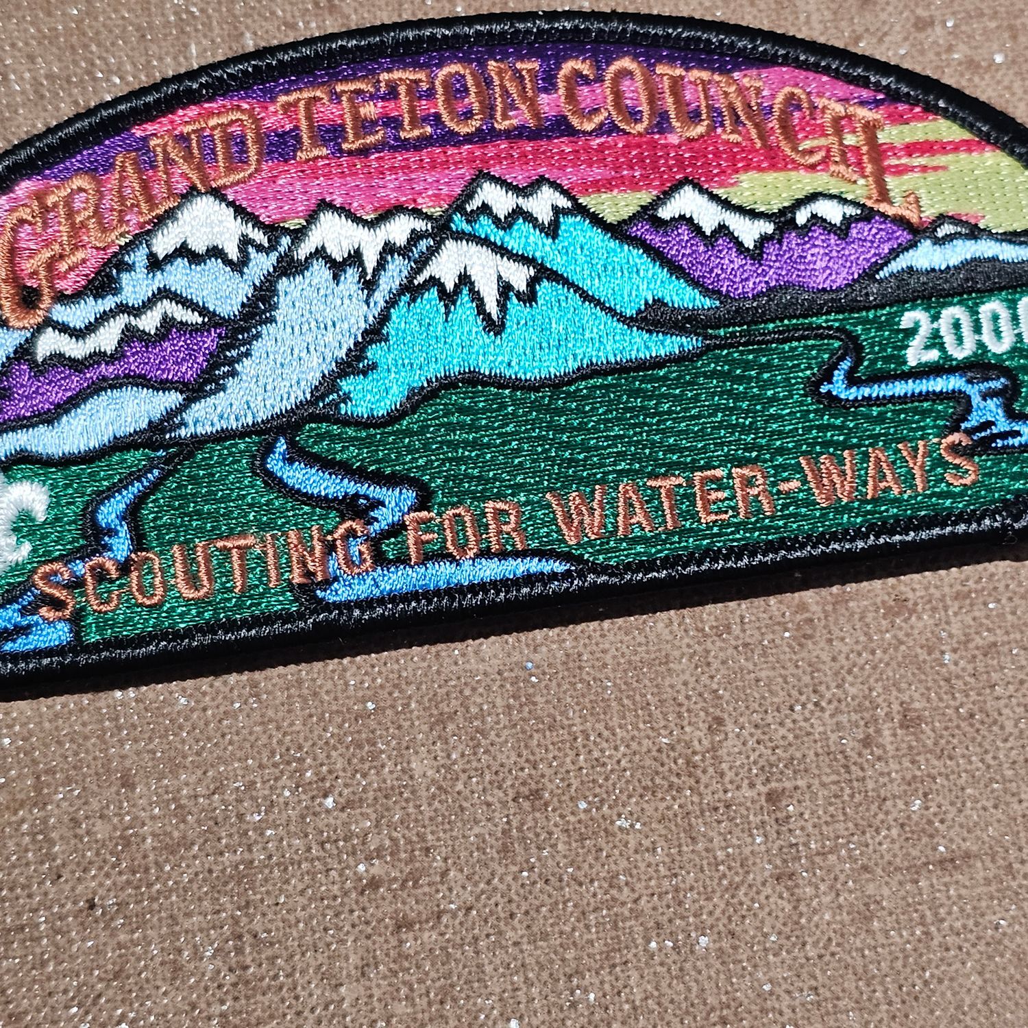 2006 Grand Teton Council Scouting for Water-Ways BSA Patch - Image 2