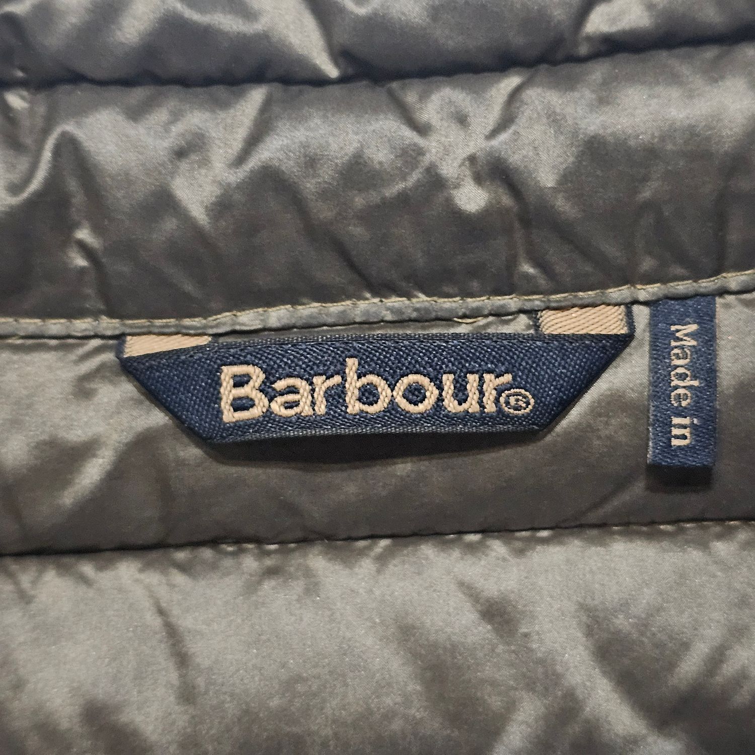 Barbour Winter Tartan FibreDown Jacket Women's Size 6 Olive Green - Image 2