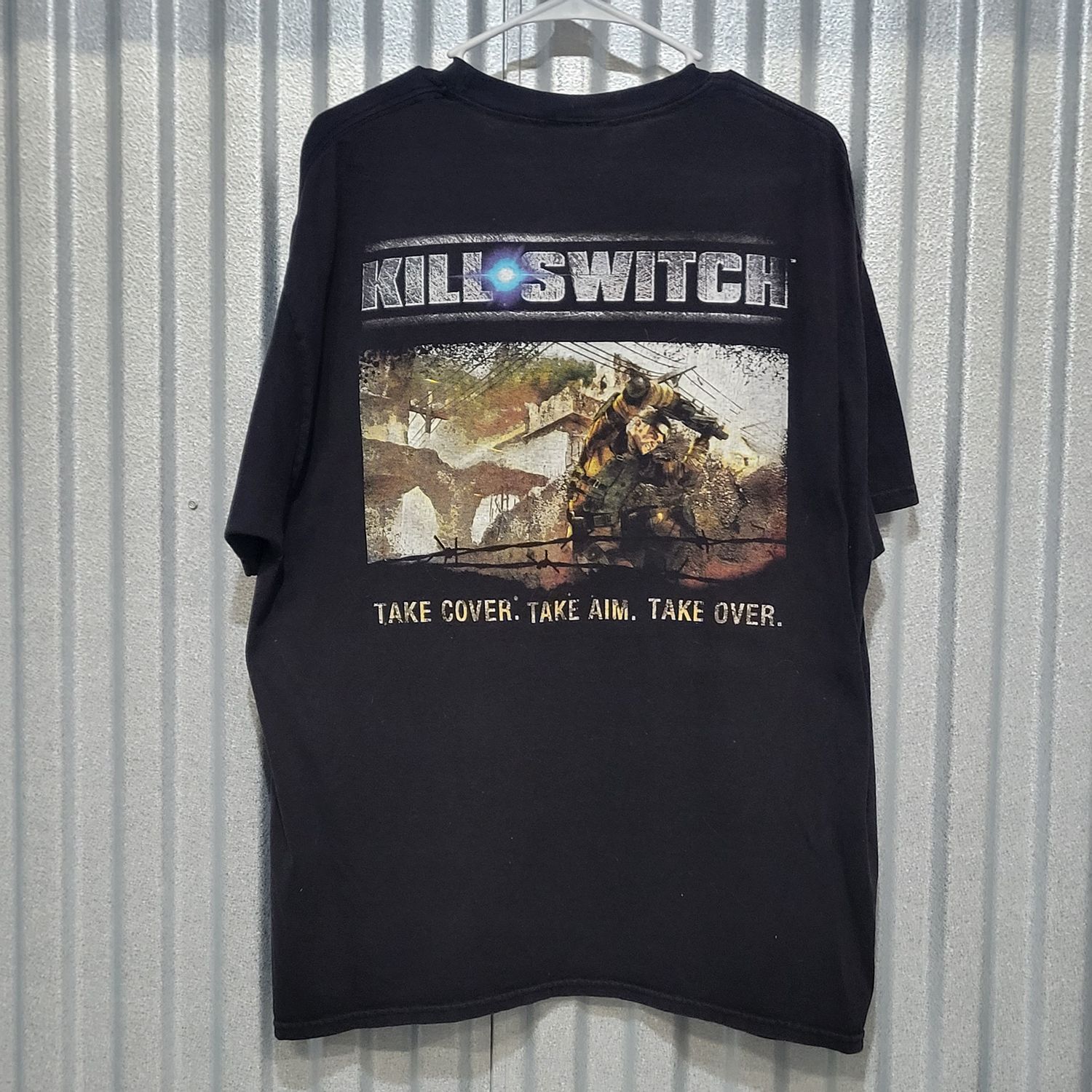 Vintage Namco Kill Switch Promo T-Shirt XL Hanes Heavyweight Men's - Image 2
