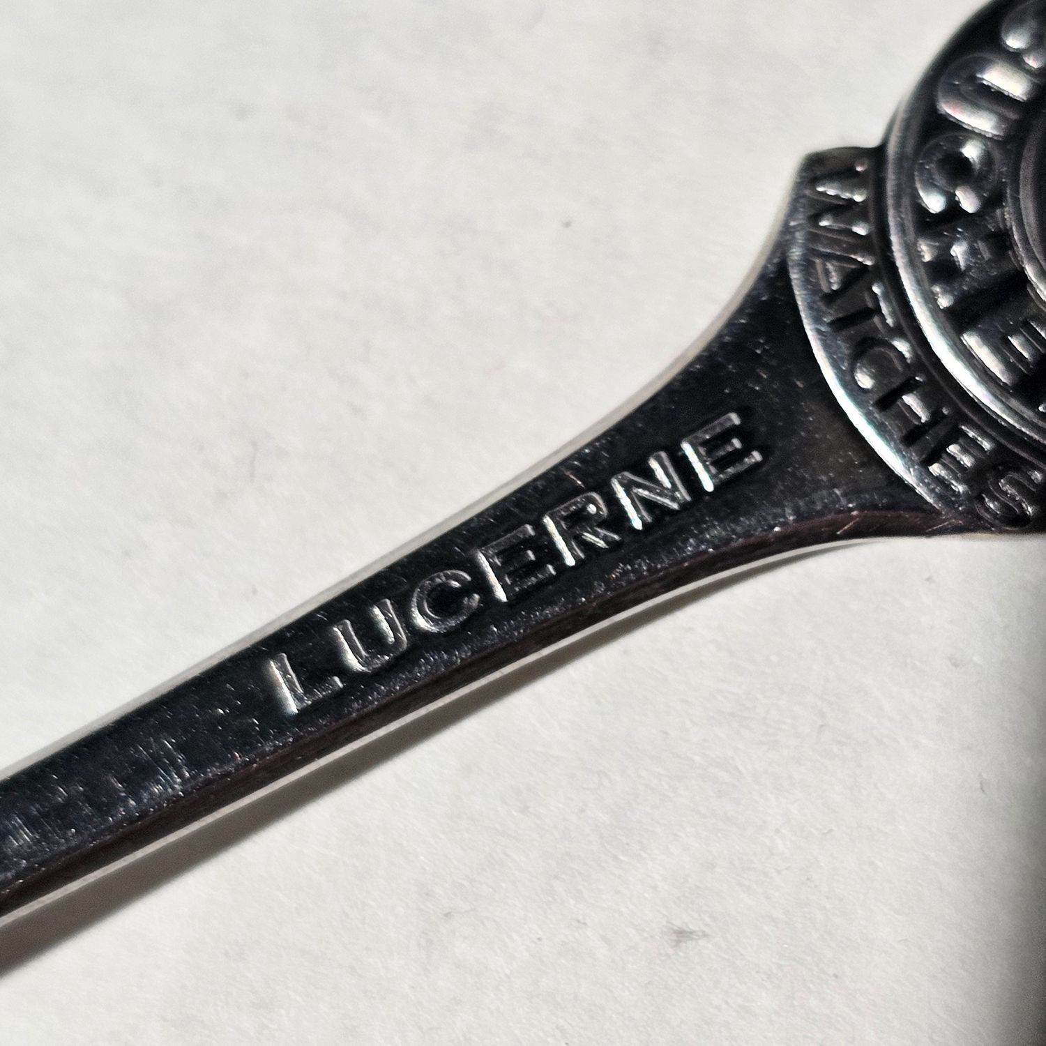 Vintage Rolex Bucherer Lucerne Silver Collectible Souvenir Spoon - Image 3