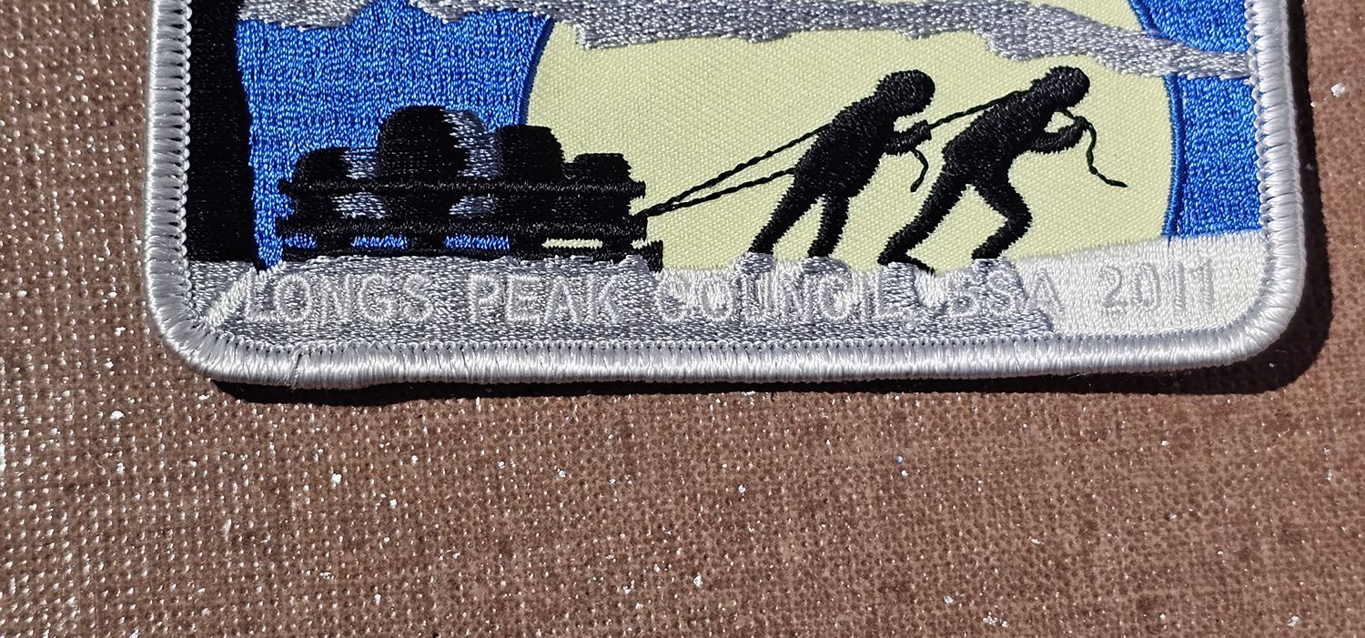 Klondike Derby Longs Peak Council 2011 Embroidered Patch Shelby Patch Co. - Image 3