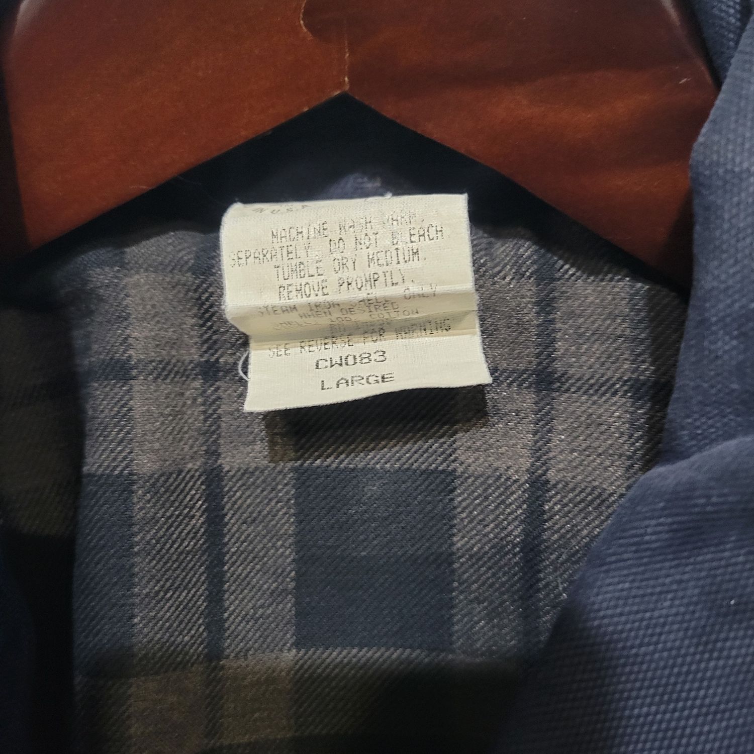 Carhartt Navy Field Coat Jacket Men's Large CW083 Canvas Workwear - Image 3