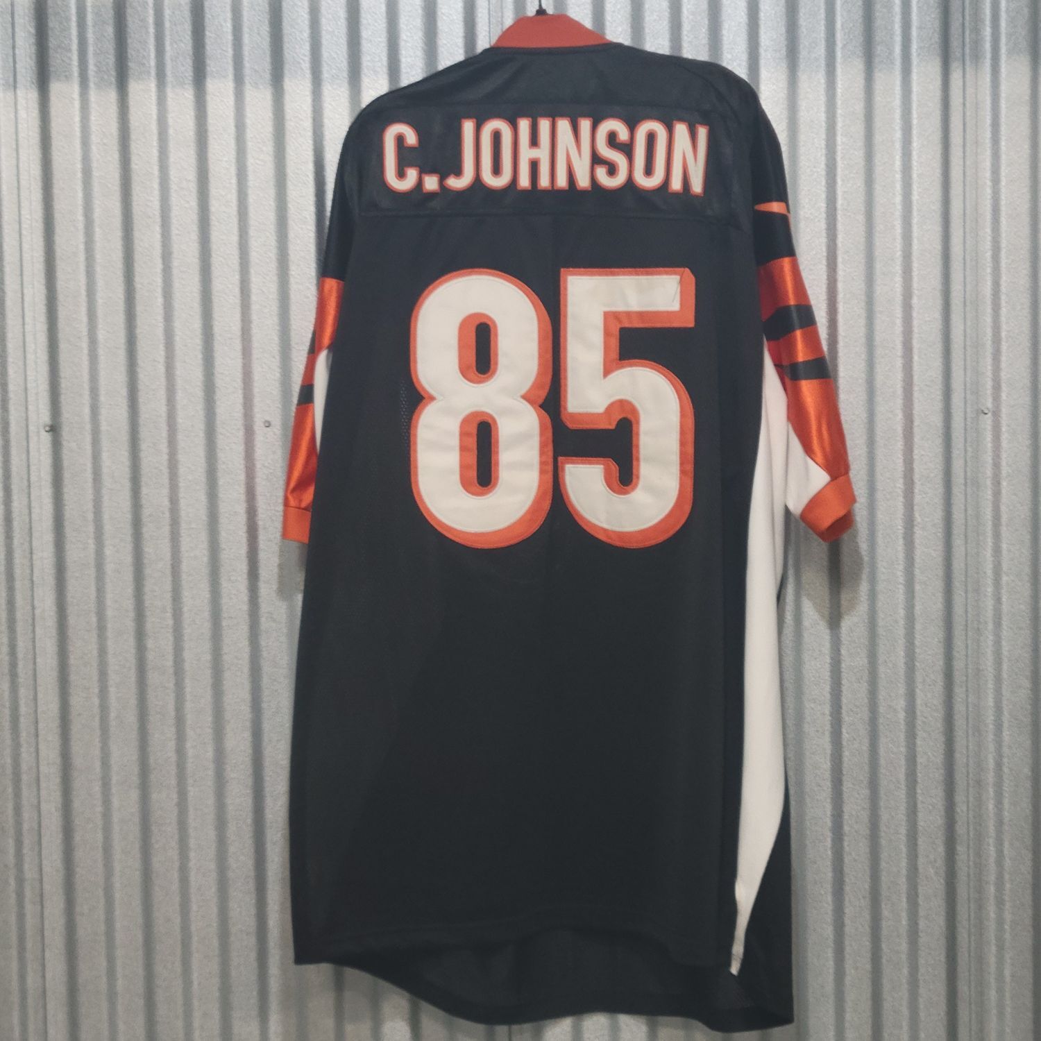 Reebok NFL Chad Johnson #85 Bengals Jersey Size 58 Men's Black - Image 4