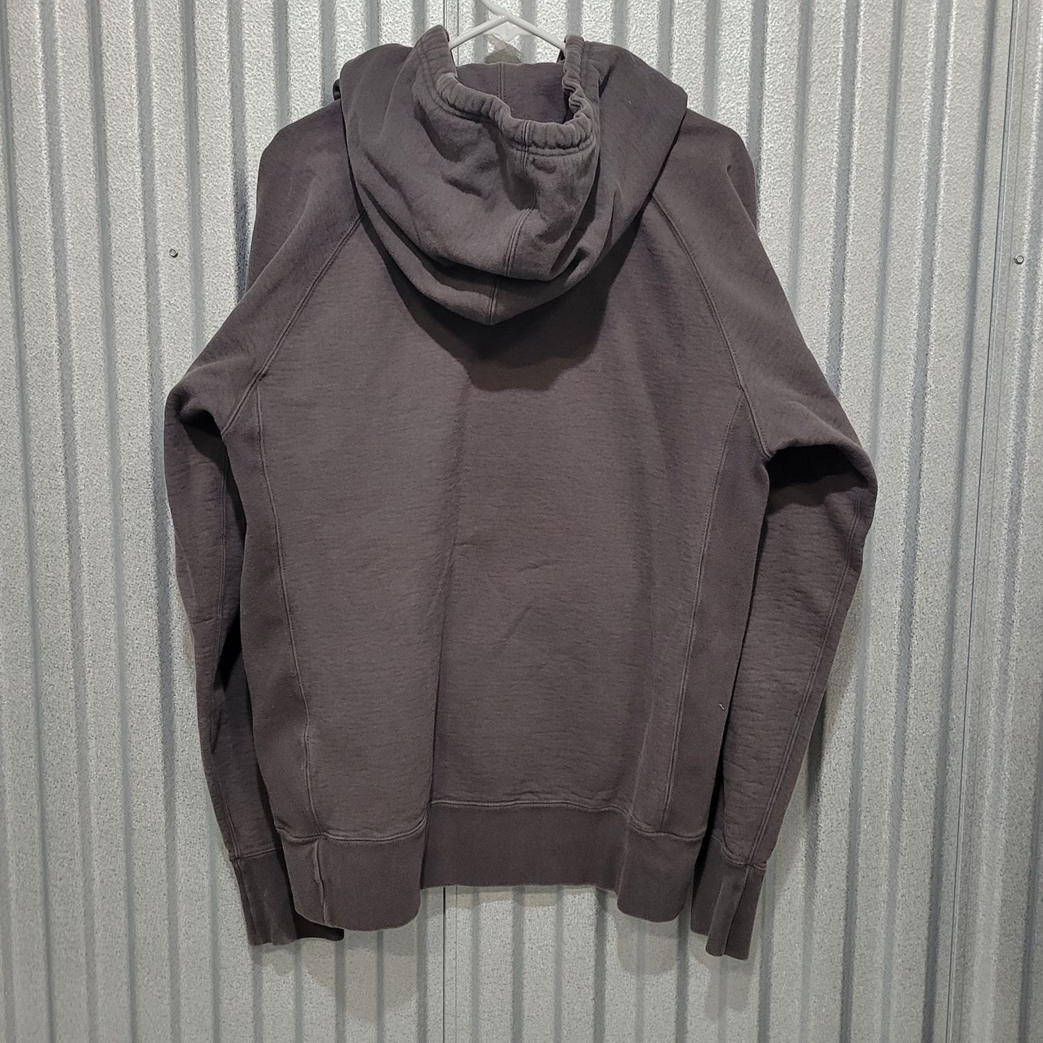 American Giant Men's Hoodie Sweatshirt Size L Cotton Gray - Image 4