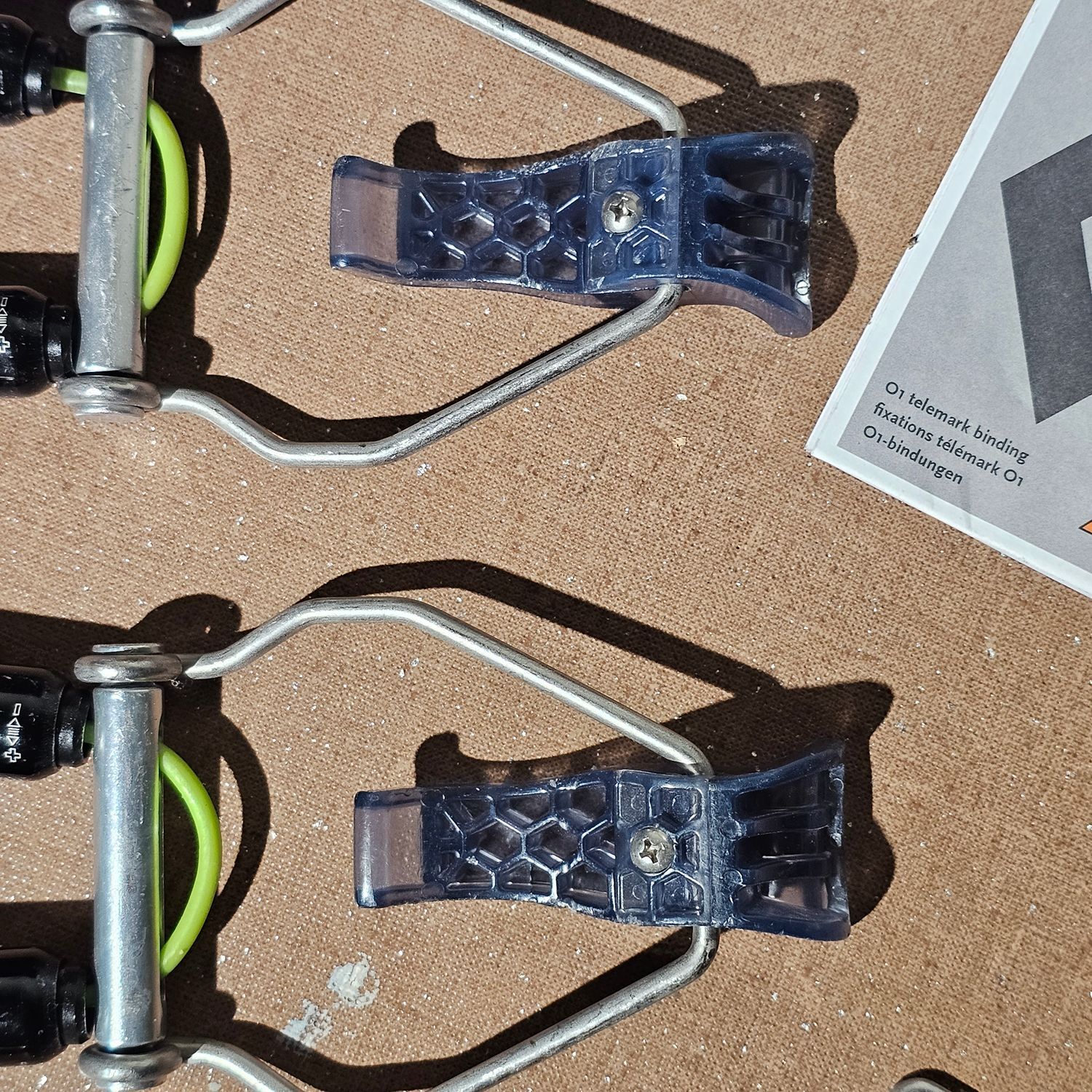Black Diamond O1 Telemark Ski Bindings Ridiculously Stiff BD101370 - Image 5