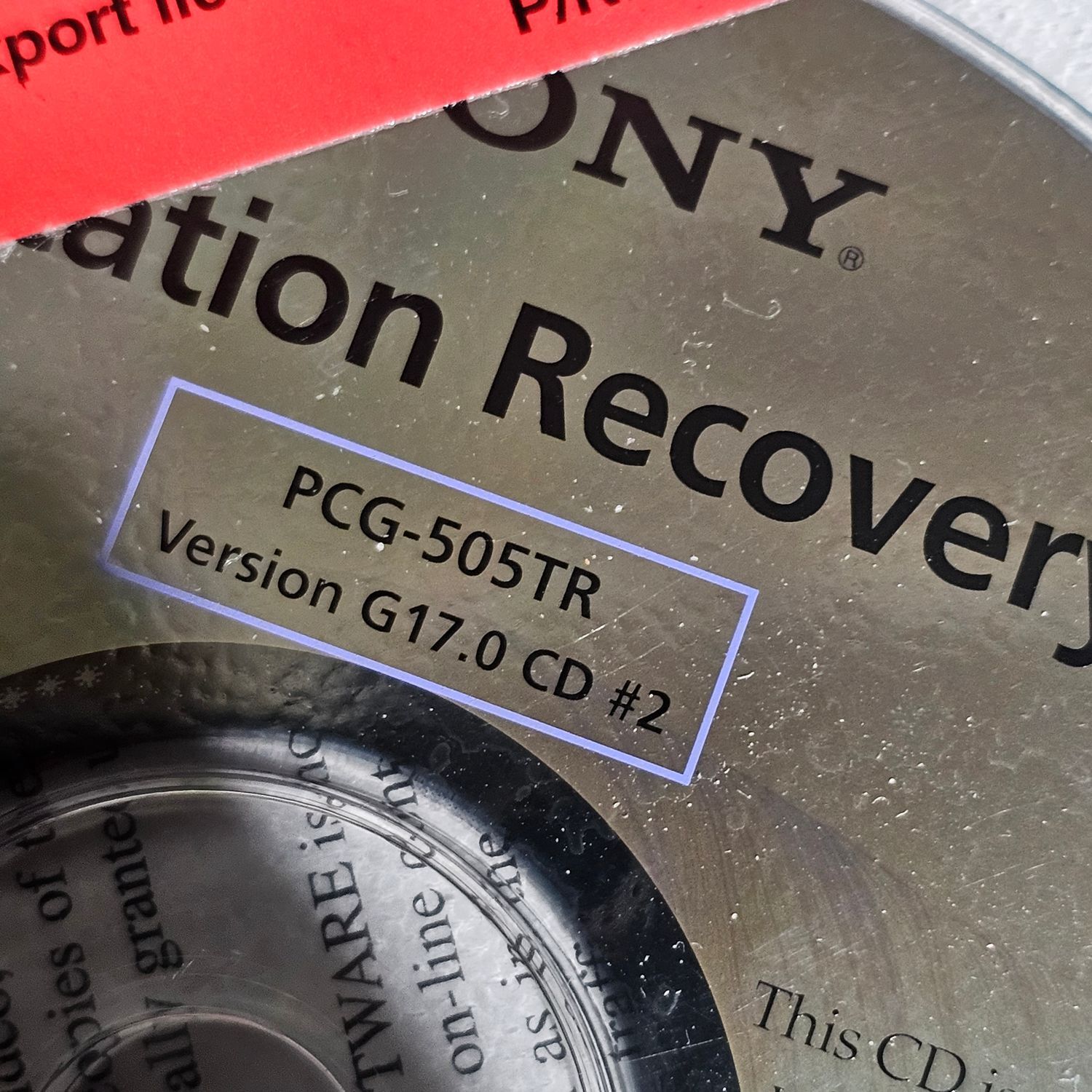 Sony VAIO PCG-505TR Windows 98 Recovery CD Set & Manual - Image 6