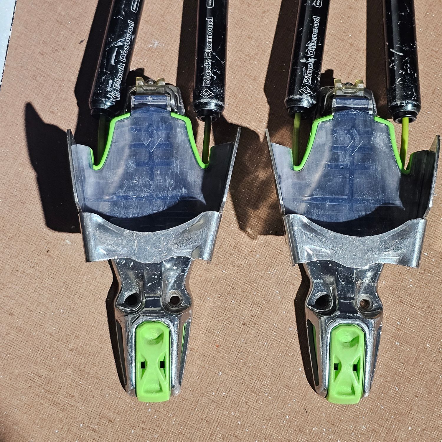 Black Diamond O1 Telemark Ski Bindings Ridiculously Stiff BD101370 - Image 7