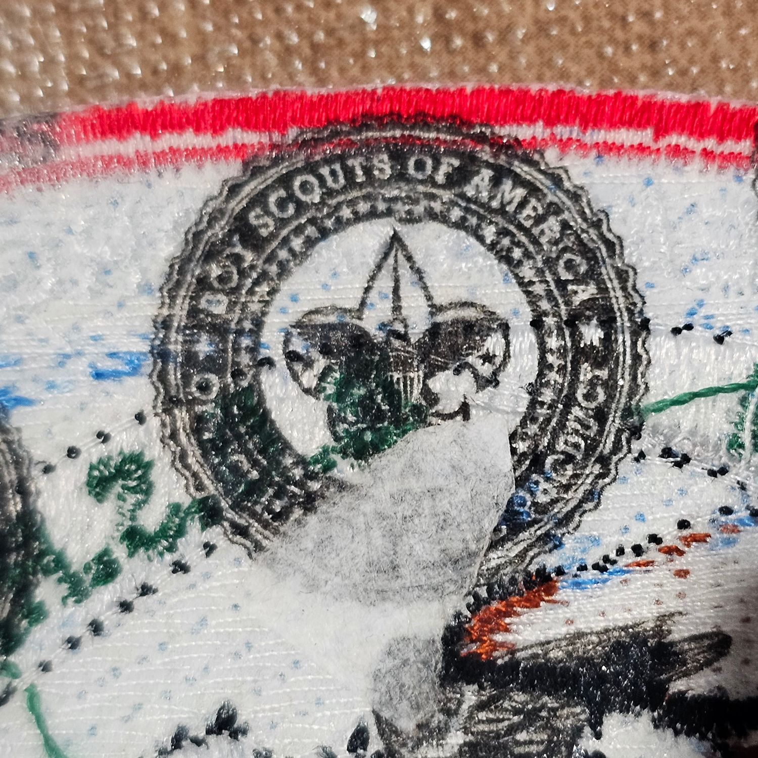 BDSR 50th Season Boy Scouts Patch Bald Eagle 1907-2006 Longs Peak - Image 5