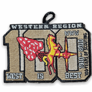 Western Region 100 Years of Scouting 1910-2010 Embroidered Patch