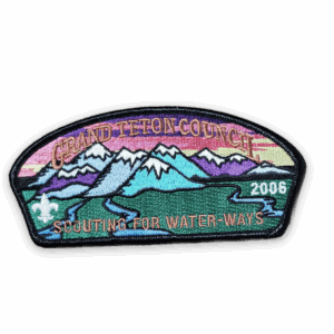 2006 Grand Teton Council Scouting for Water-Ways BSA Patch