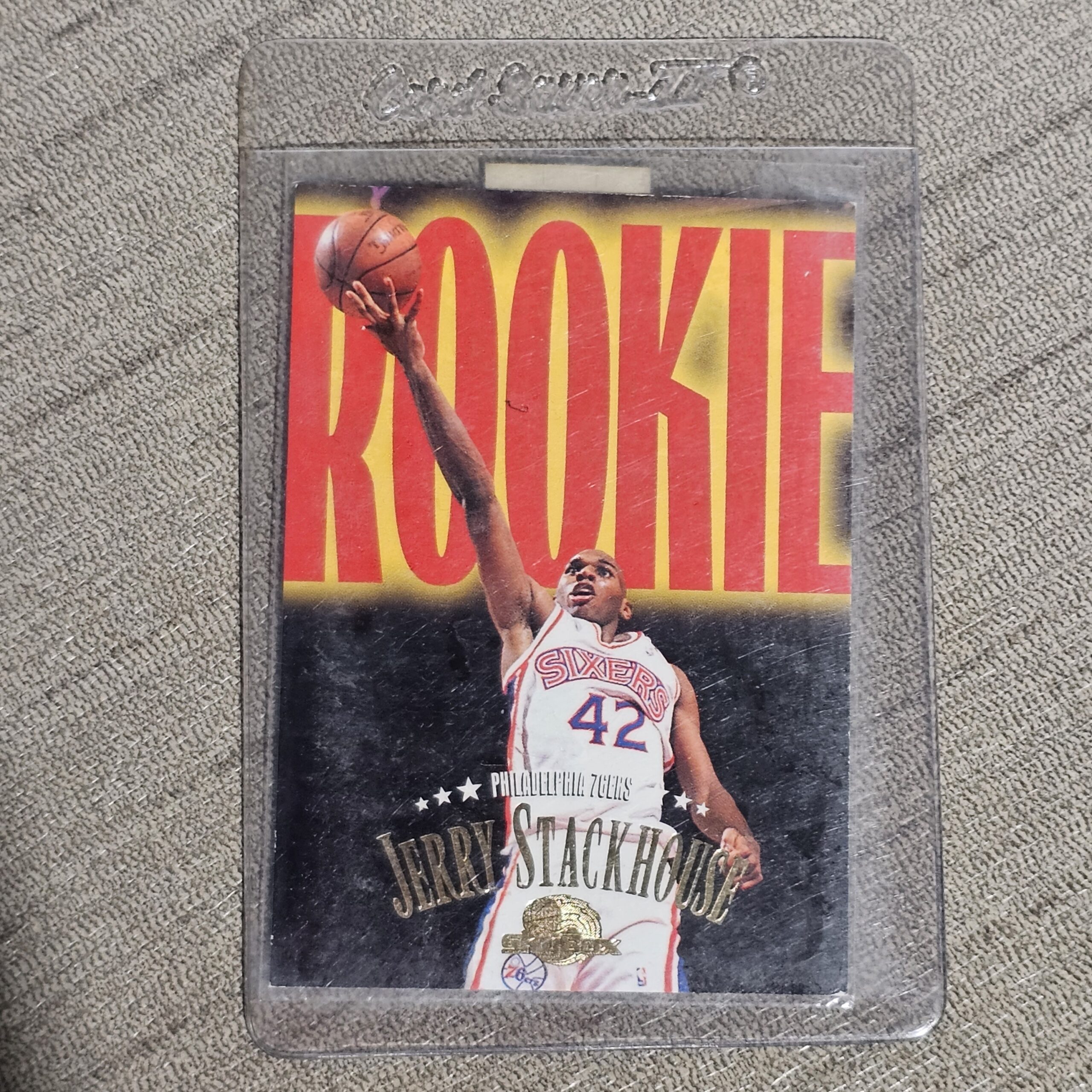 1996 SkyBox Rookie Jerry Stackhouse #235 NBA Card Philadelphia 76ers
