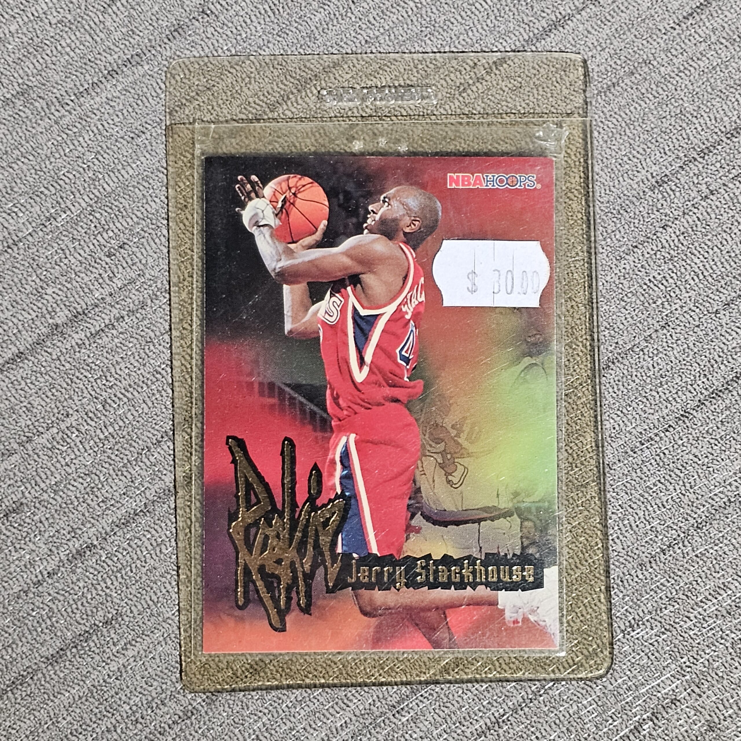 1995 SkyBox NBA Hoops Jerry Stackhouse Rookie Card #215