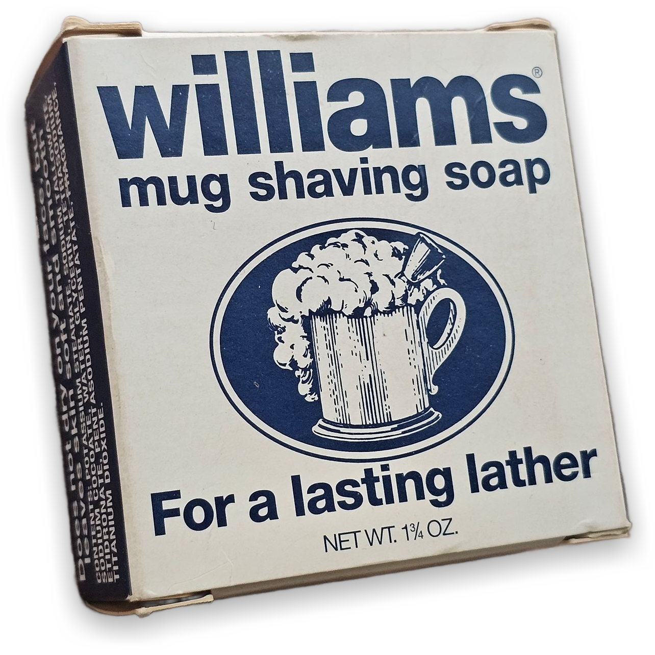 Williams Mug Shaving Soap 1.75oz Vintage For Lasting Lather