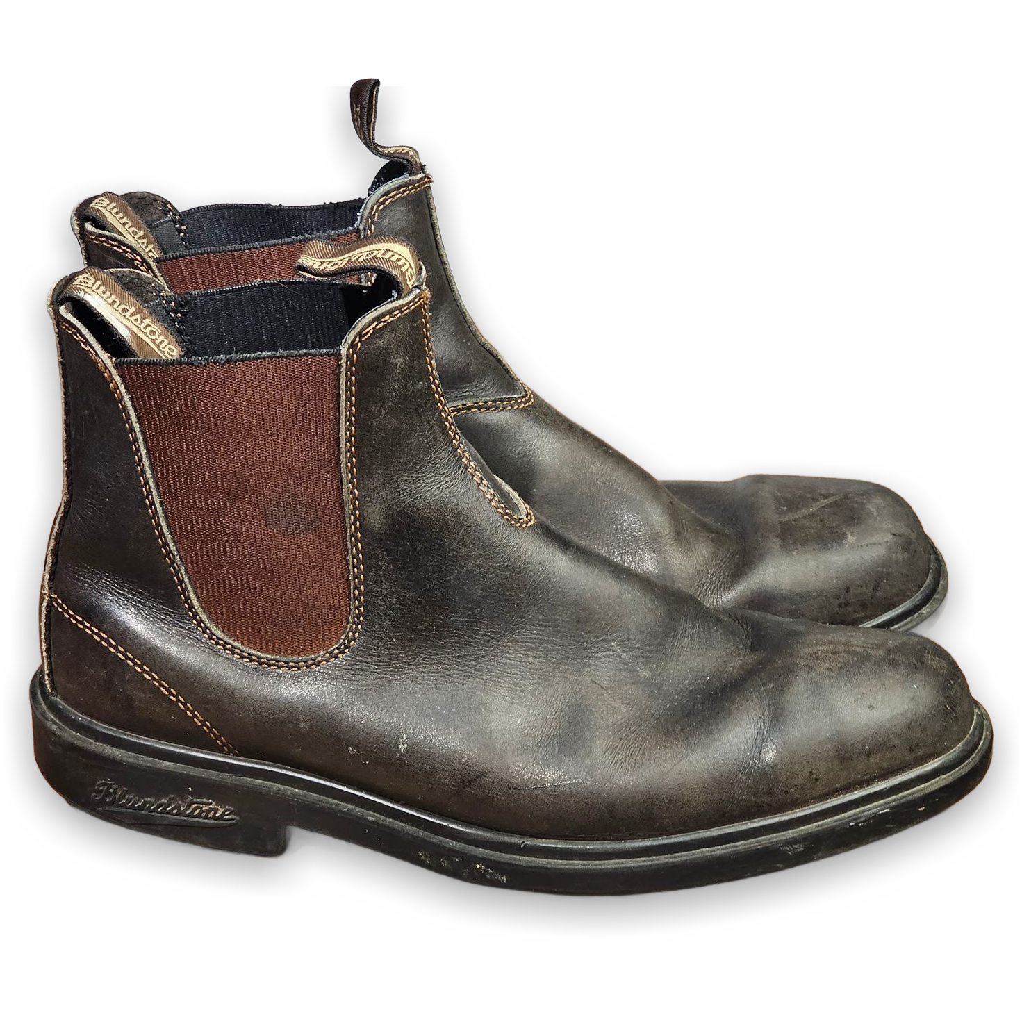 Blundstone 500 Brown Leather Chelsea Boots Men's Size 10