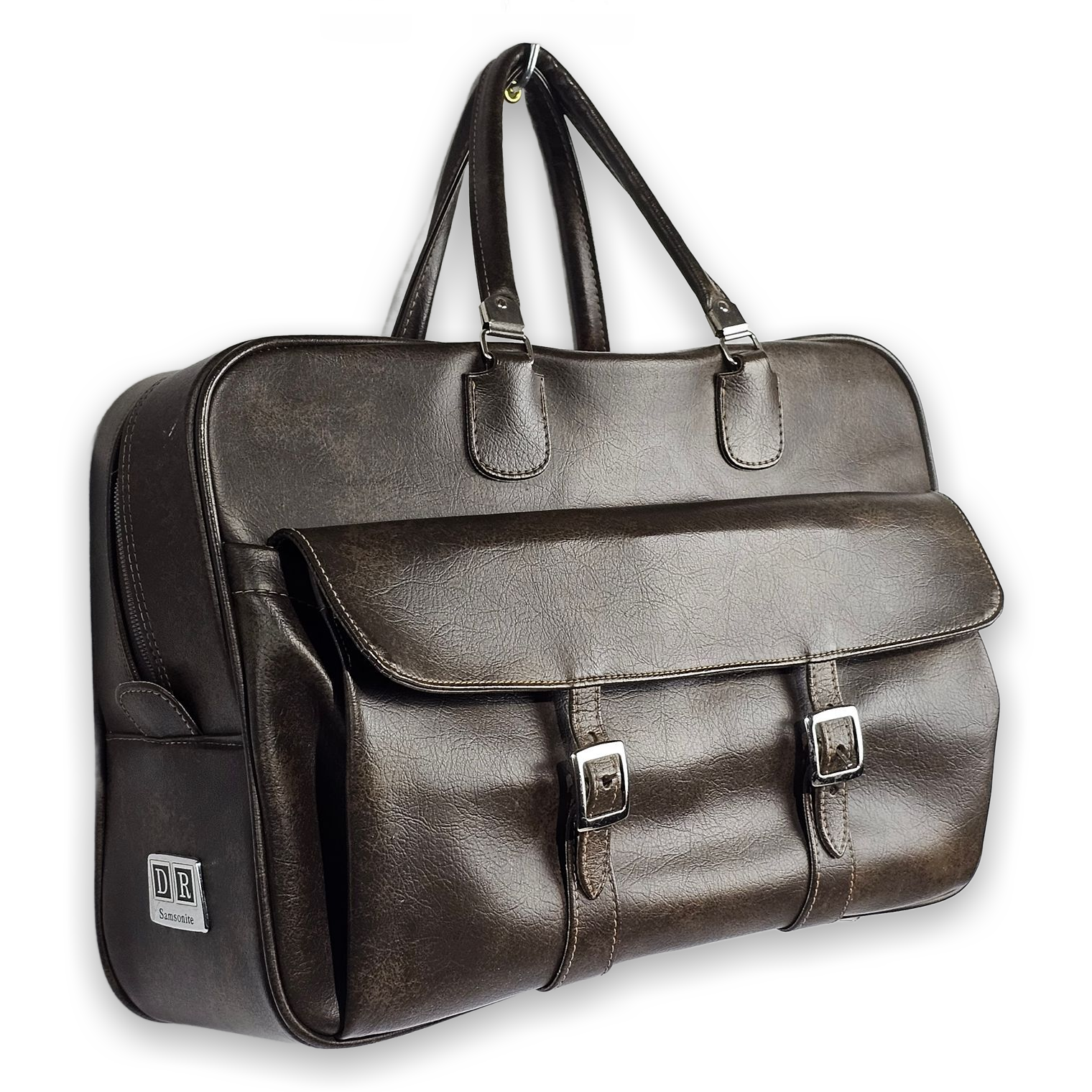 Samsonite Royal Traveller Silhouette Brown Leather Duffel Bag