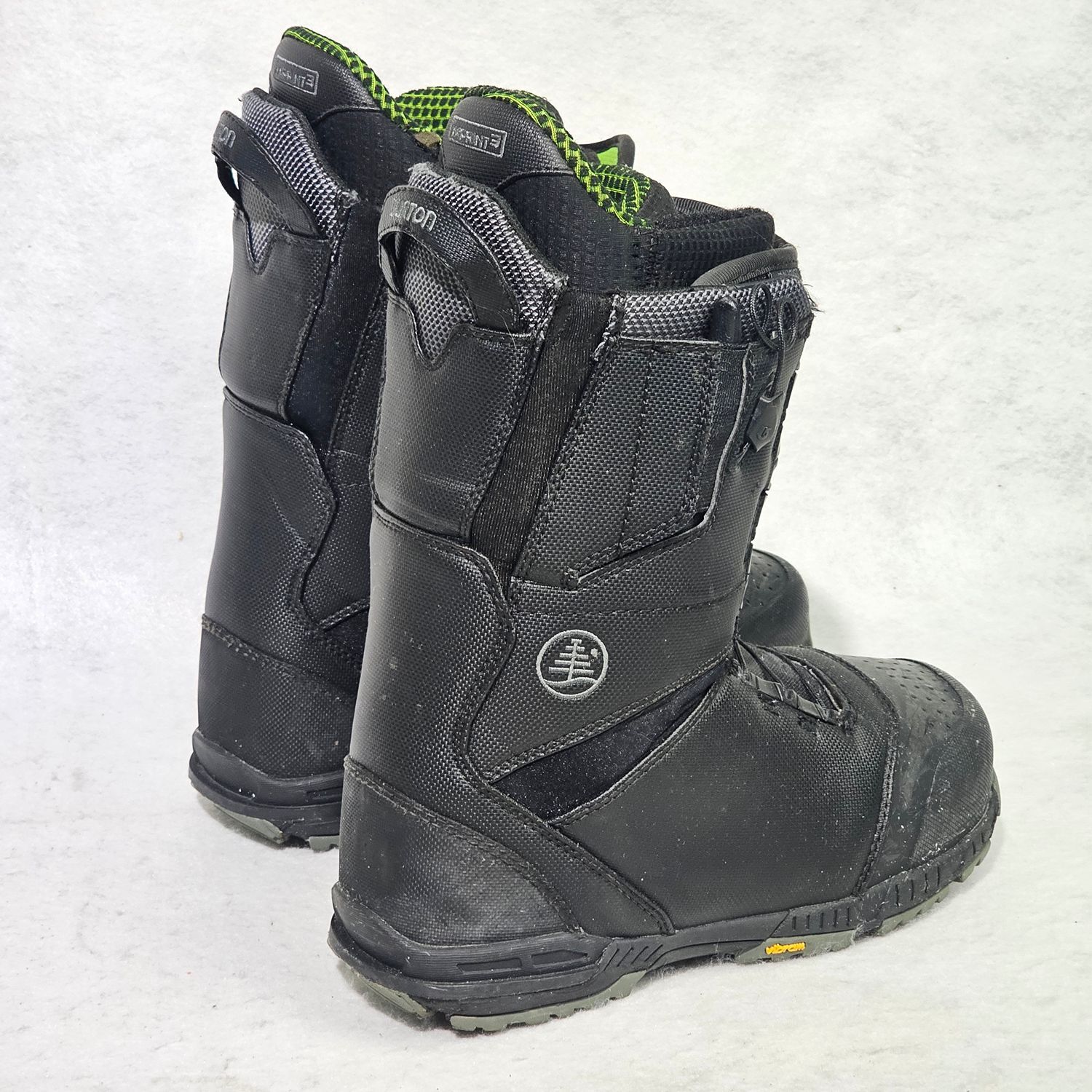 Burton Tourist Men's Snowboard Boots Size 8.5 Black Vibram Sole - Image 4